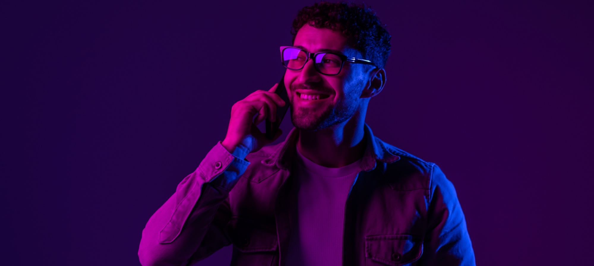Customer on the listening to the company's personalised message on hold